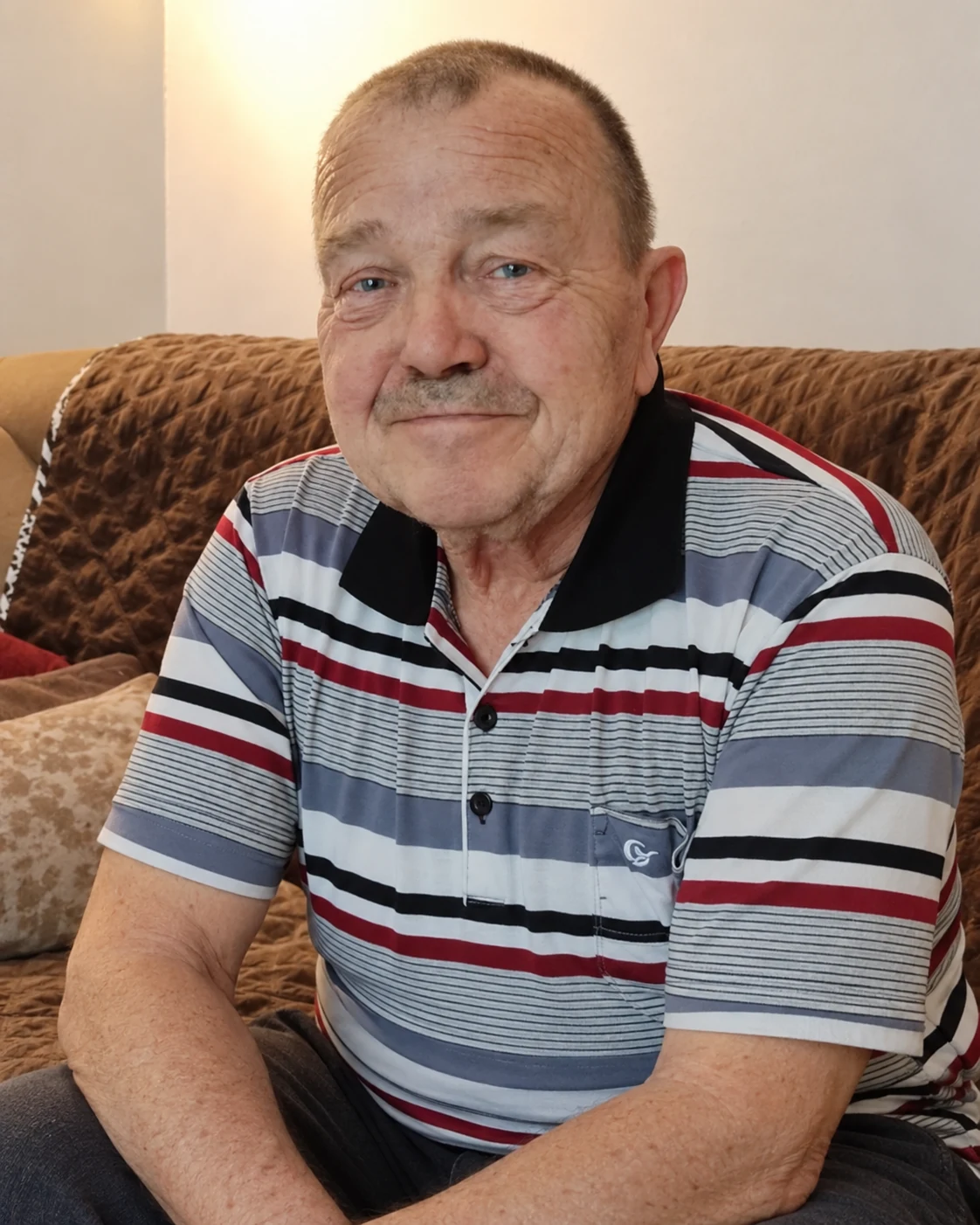 Klaus Eberhardt zu Hause.